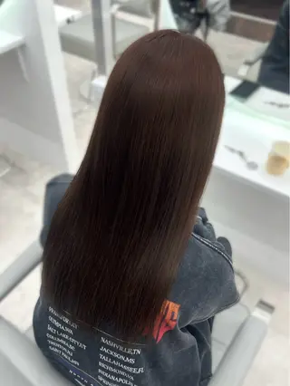 ロング カラー 武田 唯来のヘアスタイル