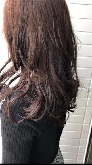 ミディアム カラー パーマ パーマ/レイヤー 岩山丈一郎のヘアスタイル