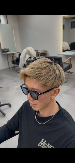 メンズ riens harutoのヘアスタイル