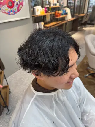パーマ メンズ Ayaka 福岡美容師のヘアスタイル