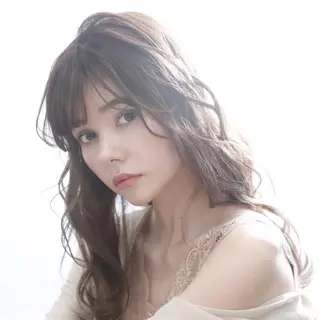 セミロング カラー パーマ ヘアアレンジ 新宿駅近♡友達とOK 🦋W -ワット -のヘアスタイル