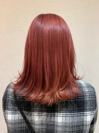 ミディアム カラー 💎髪質改善/縮毛 💎メンズカット石尾のヘアスタイル