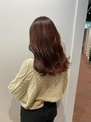 ミディアム カラー CURIO/南船場 /RIN💈🍎のヘアスタイル