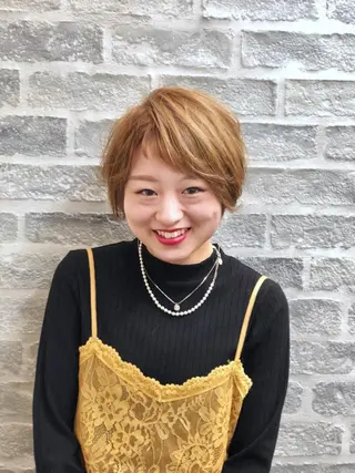 ショート 五十嵐ゆり 美髪カラー　武蔵小杉のヘアスタイル