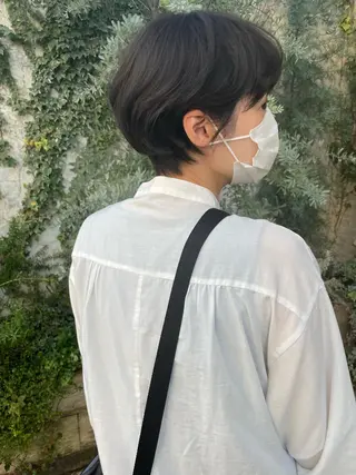 ショート 泊 紗羅のヘアスタイル