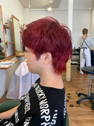 ショート カラー メンズ 西村 恵祐のヘアスタイル