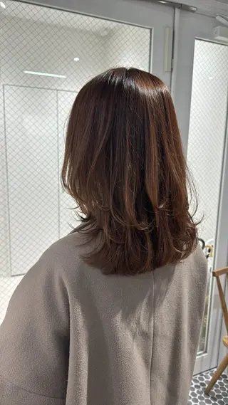 ミディアム 透明感カラー✴︎ SAYAKAのヘアスタイル