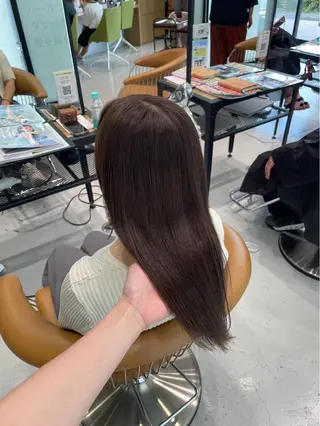 セミロング 内藤 藍夏のヘアスタイル