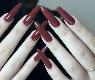 ネイル ロングネイル長さ出し 専門Spade Qのネイルデザイン