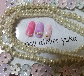 ミディアム nail atelier yuka所属・❤ yuka❤のネイルデザイン
