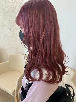 ロング カラー 暖色専門美容師🎀 お客様満足度◎のヘアスタイル