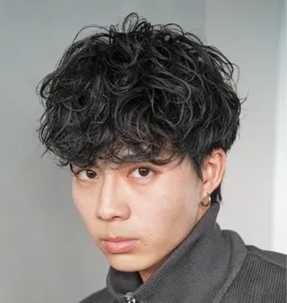 パーマ メンズ 仙台フェザーパーマ/ fifth/遠藤楓雅のヘアスタイル