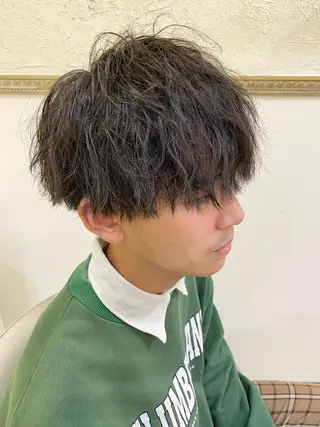 パーマ メンズ 年間2000名担当◎ パーマ職人/仲原佑樹のヘアスタイル