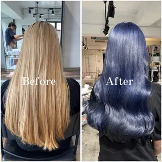 ロング カラー ムラ修正/ ハイトーン💖Riaのヘアスタイル