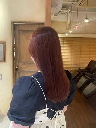 セミロング カラー 村田 旭のヘアスタイル