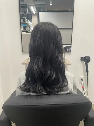 ロング 菅野 萌愛のヘアスタイル