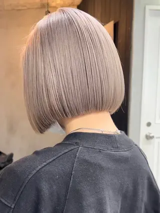 ショート カラー 🫐寒色系カラー 🫐ヤマナカリリカのヘアスタイル