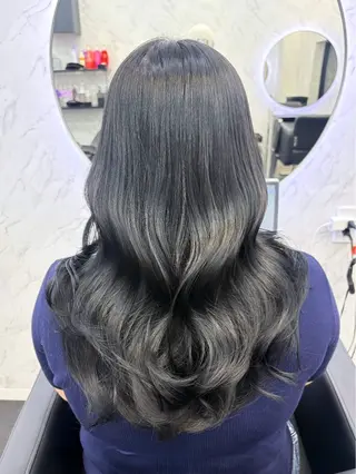 ロング カラー hair salon dot. mooda 韓国風サロン 町田店所属・韓国風ヘア🎀🩶 /♡𝓝𝓸𝓪♡のヘアスタイル