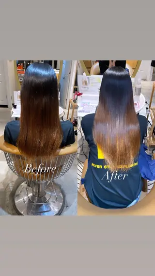 セミロング 髪質改善/ボブ /韓国/erikoのヘアスタイル