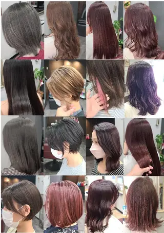 カラー メンズ ミディアム 井澗 修二のヘアスタイル