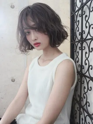 ショート カラー パーマ ooit所属・ooit 【オーイット】のヘアスタイル