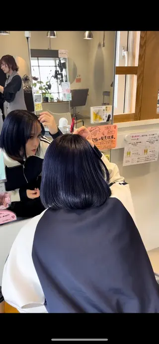 ミディアム カラー 🎀暖色カラー🎀 airi♡のヘアスタイル