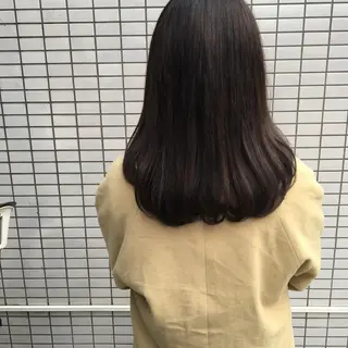 セミロング カラー THE DAY所属・AKI HASHIMOTOのヘアスタイル