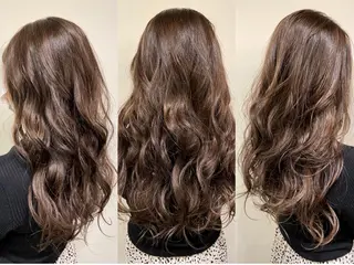 ロング レイヤー/グレージュ メンズパーマのヘアスタイル