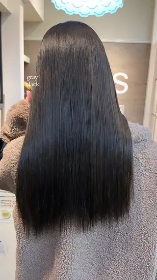 ロング カラー Ops hair 大橋駅前店所属・カラーモデル♡縮毛矯 正モデル募集/コハルのヘアスタイル