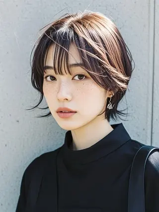 ショート ウルフカット 811 大阪梅田 ウルフのヘアスタイル