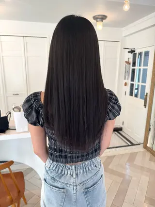 カラー ブリーチカラー🎀 韓国風/寺門美優のヘアスタイル