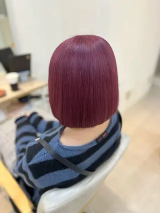 ショート カラー Lamp 柏 山口 か乃 ブリーチカラーのヘアスタイル