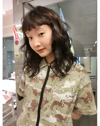 ロング ハッシュカット/ MAYAのヘアスタイル