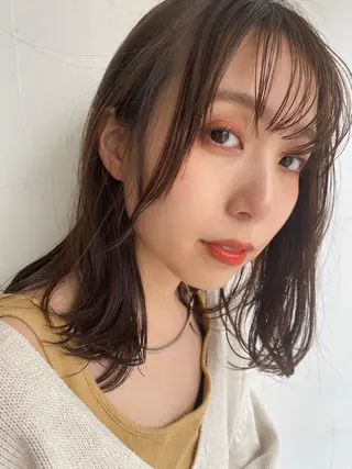 ミディアム 🍃透明感スタイル ｙｕ-ｋａ🍃のヘアスタイル