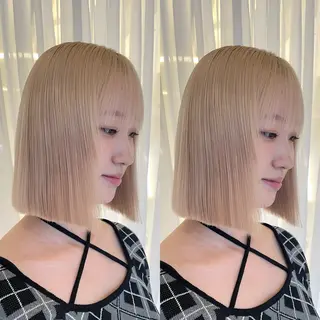 ショート カラー ブリーチ無しダブル カラー🦕まどかのヘアスタイル