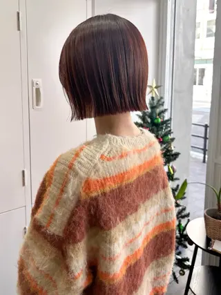 ショート カラー ⌇ROMEO京橋店⌇ 鎌谷明星🪷のヘアスタイル