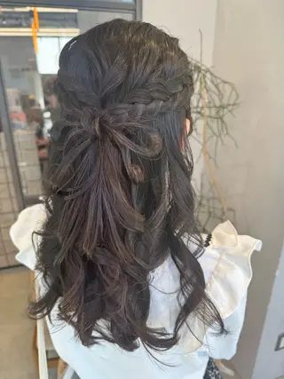 ヘアアレンジ 透明感カラー✨艶髪 制作🌱山根あゆみのヘアスタイル