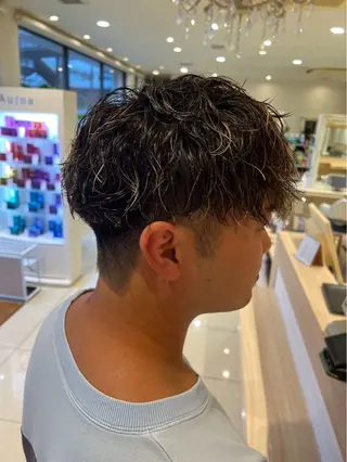 パーマ メンズ オージュアソムリエ 遠藤大河のヘアスタイル