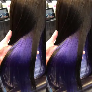 セミロング カラー KIRA スズキ タクヤ／店長のヘアスタイル