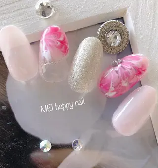 ネイル 北浦和 自爪育成ケアのネイルデザイン