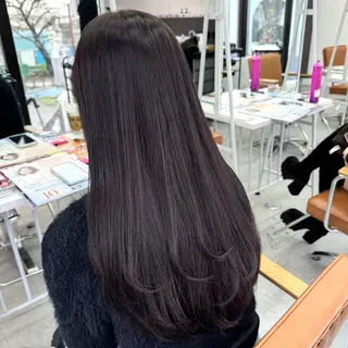 ロング カラー ヘアアレンジ ブリーチなしカラー /ベージュ/安形翔のヘアスタイル