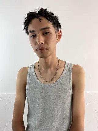 ミディアム メンズ メンズスタイリスト リュウジのヘアスタイル