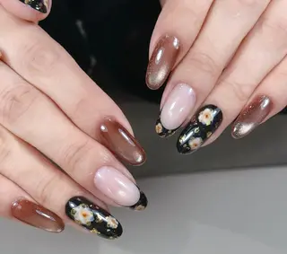 ネイル By moonネイル 🌷ワンホン/韓国風のネイルデザイン