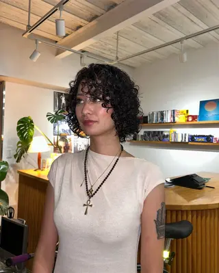 パーマ AOI✖️ BY MY SIDEのヘアスタイル