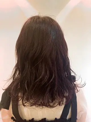 ミディアム カラー 【azure横浜】 🧸misaki🌸のヘアスタイル