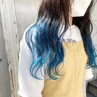 ロング カラー kimika🥑 メンズ/髪質改善のヘアスタイル