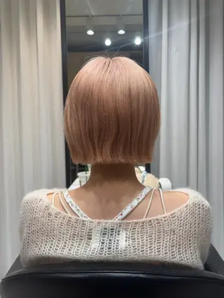 ショート Nu:v所属・moe/ 透明感カラー/恵比寿のヘアスタイル