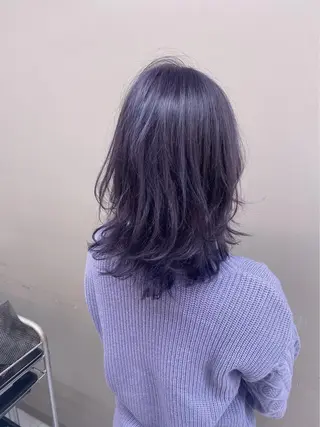 セミロング ピンク・ベージュ🩰 カラー🫧とらのヘアスタイル