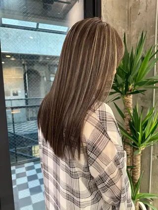 ロング カラー ♡ハイライトカラー shinri♡のヘアスタイル