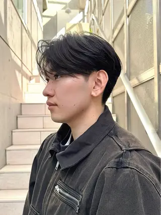 メンズ nicoTOKYO 原宿所属・センターパート /メンズ/海野颯生のヘアスタイル